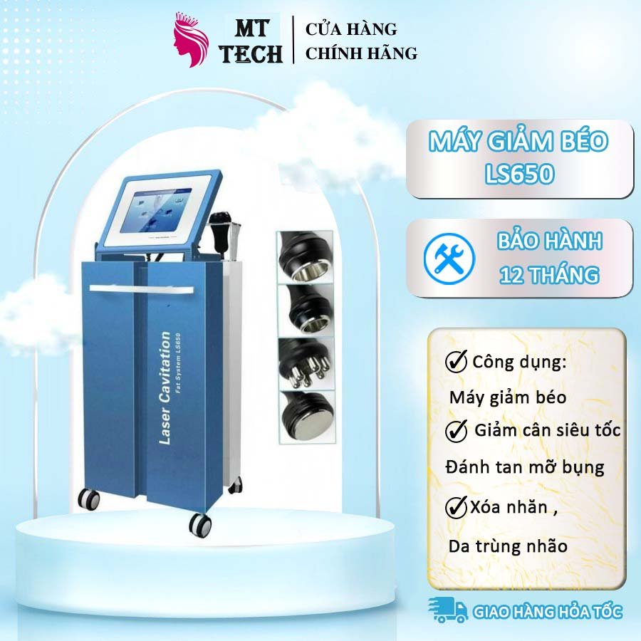 [Bảo Hành 24 Tháng] Máy Giảm Béo LS650 Máy Giam Béo Thế Hệ Mới Chính Hãng.