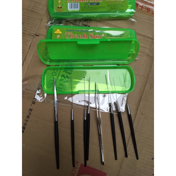 Bộ lấy ráy tai thanh sơn hộp nhựa