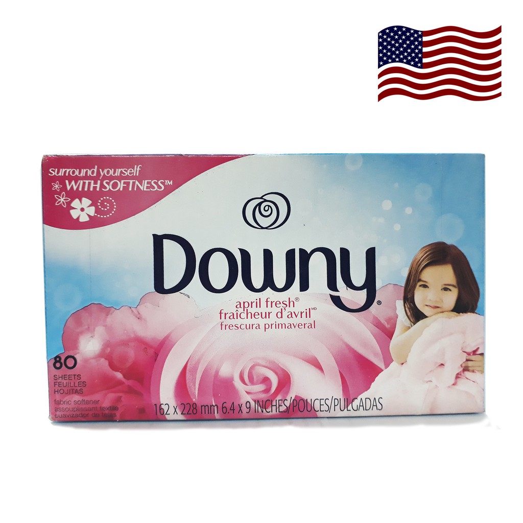 Giấy xả làm mềm vải Downy Fabric April Fresh (80 tờ)