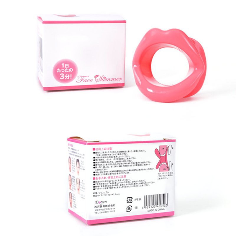 Mặt nạ mát-xa căng cơ miệng hình đôi môi bằng silicone