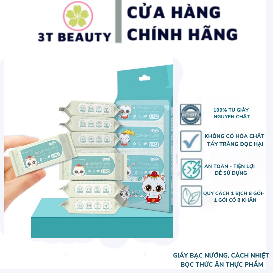 Khăn ướt mini bỏ túi - Khăn giấy ướt đa năng
