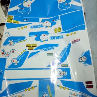 Tem trùm xe cub 81 Đôremon đời cũ
