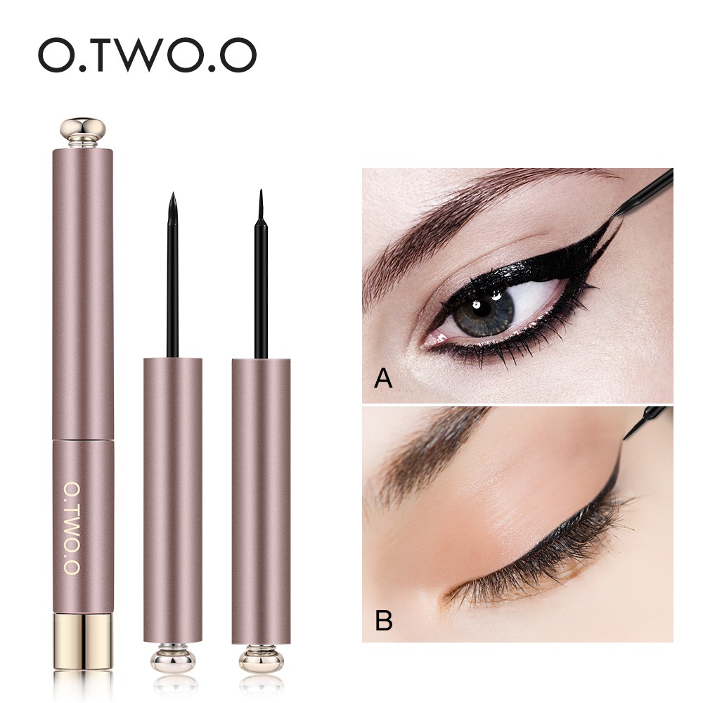 Bút kẻ mắt dạng nước O.TWO.O Rose Gold Waterproof Liquid Eyeliner