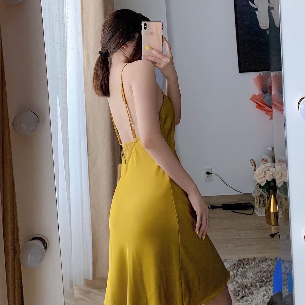 LL 676 Váy Ngủ Sexy Ren gợi cảm - đầm ngủ lụa cao cấp - Cô Chủ Nhỏ Chuyên Sỉ | BigBuy360 - bigbuy360.vn