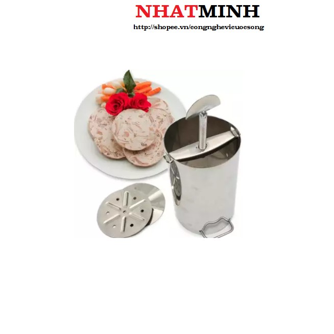 Khuôn làm giò thủ bằng inox 1kg - khuôn làm giò xào bằng inox (Bạc) 1000001873x