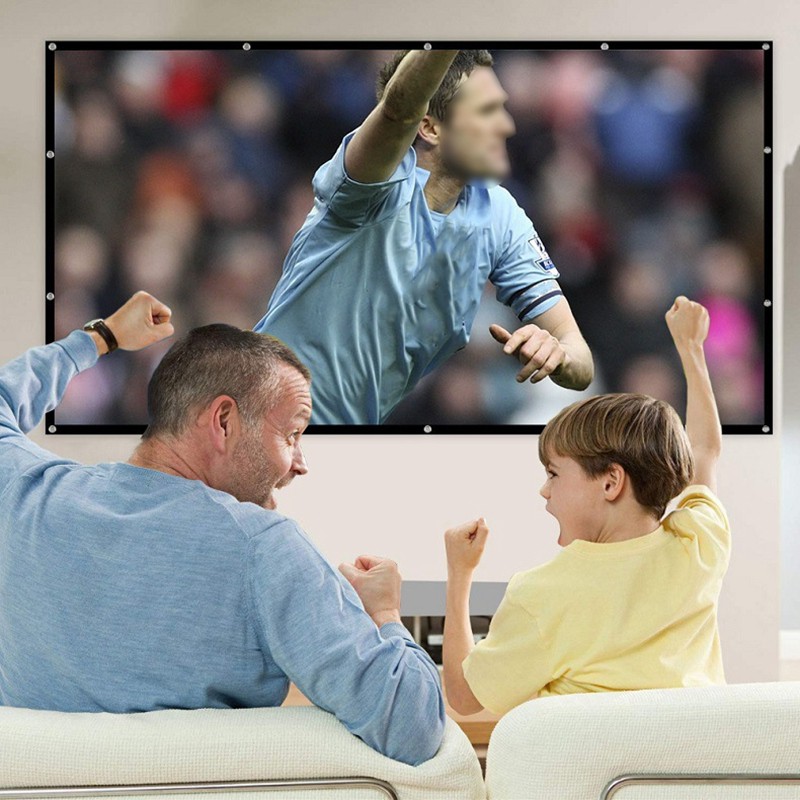 Màn Hình Máy Chiếu 72inch Có Thể Gập Lại Được