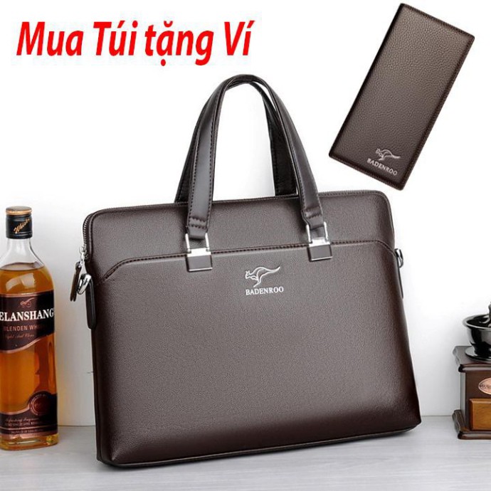 ❤️𝙁𝙍𝙀𝙀𝙎𝙃𝙄𝙋❤️ Túi xách nam nữ, túi xách công sở đựng laptop hàng Quảng Châu cao cấp BADENROO chống thấm nước T01 | BigBuy360 - bigbuy360.vn