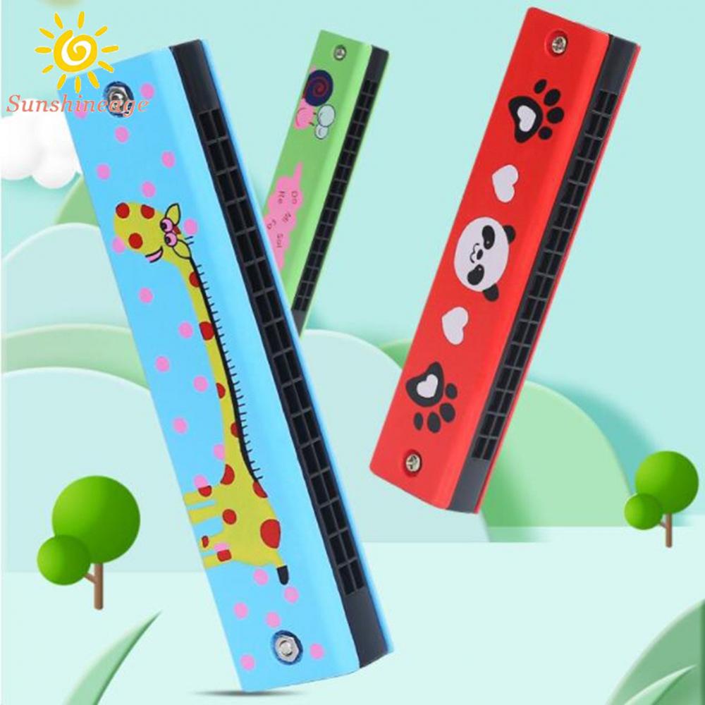 SUNAGE- ~1 x Harmonica 16 Holes Harmonica Mouth Organ Kids Music Instrument Educational Toy Gift【SUNAGE-HOT Fashion】