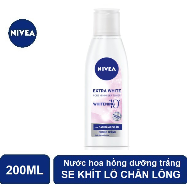 Nước Hoa Hồng NIVEA Dưỡng Sáng Da | Se Khít Lỗ Chân Lông (200 ml) - 86720 | BigBuy360 - bigbuy360.vn