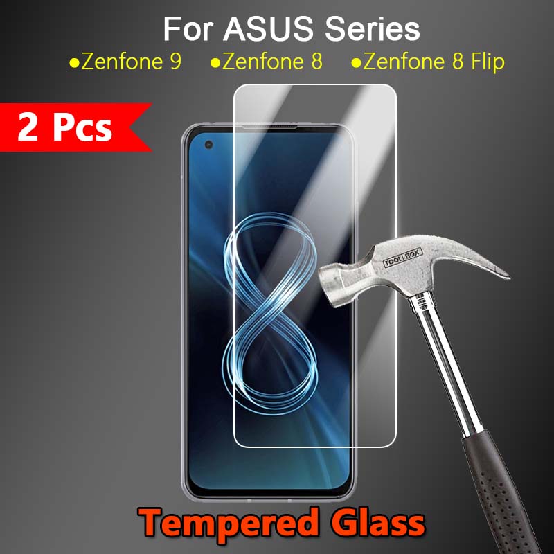 Set 1 / 2 / 3 / 5 Kính Cường Lực 2.5D 9H Bảo Vệ Màn Hình Cho Asus Zenfone 9 8 8Z Flip ZS590KS ZS672KS