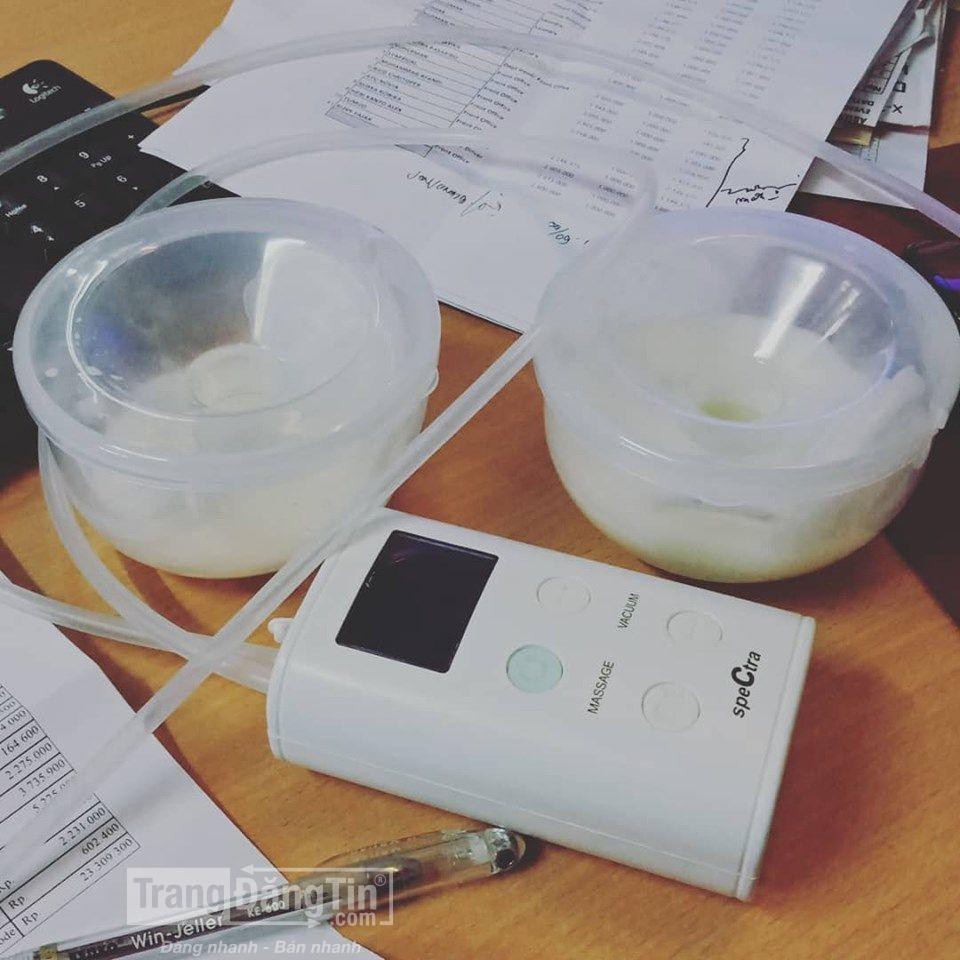 ️️𝑪𝑯𝑰́𝑵𝑯 𝑯𝑨̃𝑵𝑮️️ Bộ 2 Cup Hút Sữa Rảnh Tay Spectra Handsfree Size 17/19/21/24/28mm