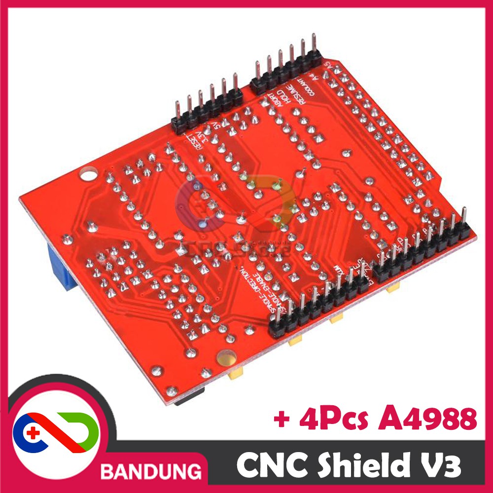 Bảng Mạch Điều Khiển Máy In 3d Cnc Shield V3 + 4cs A4988