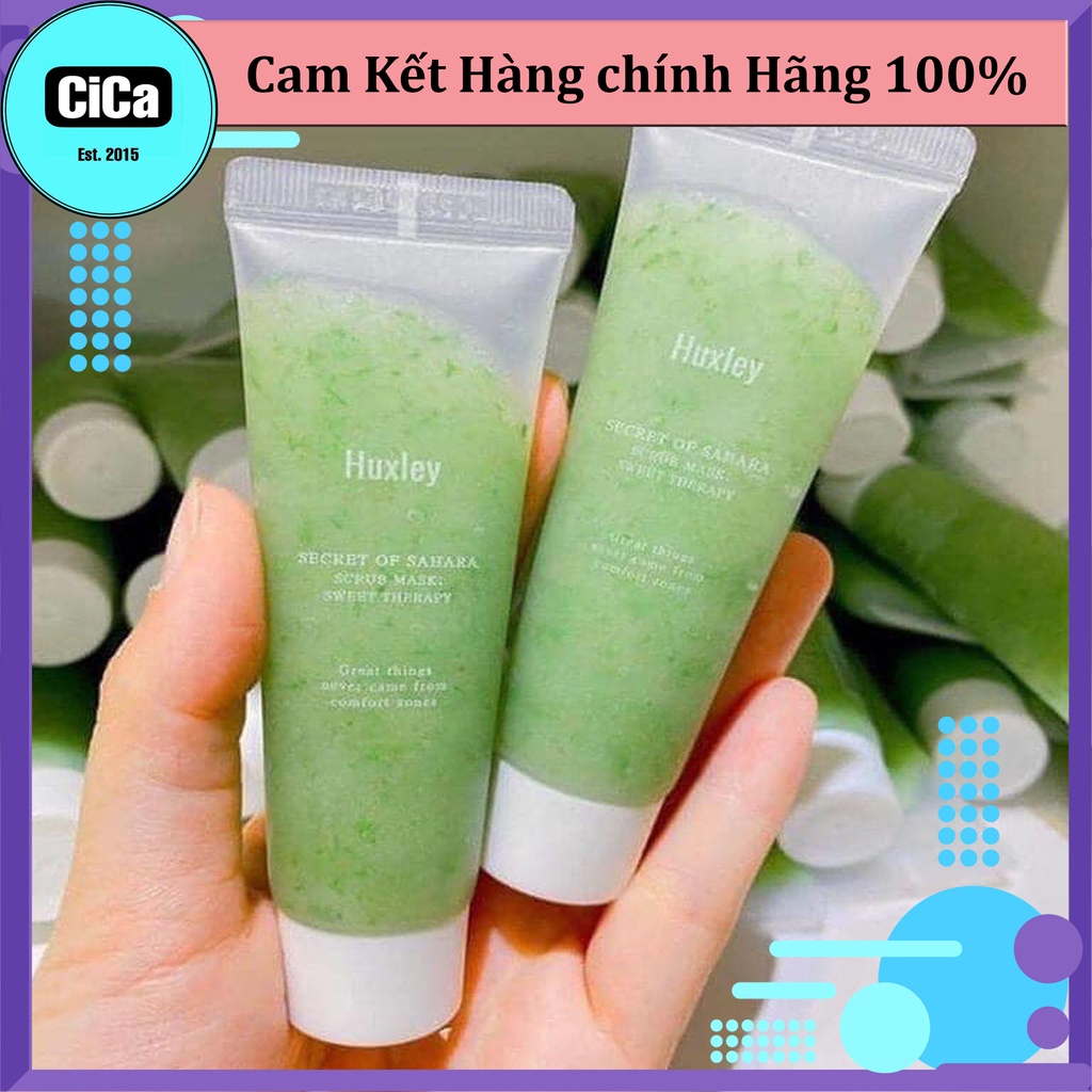 [CiCa Cosmetic] Huxley Tẩy Tế Bào Chết, Tẩy Da Chết Huxley Scrub Mask Sweet Therapy 30g - TTBC -TDC