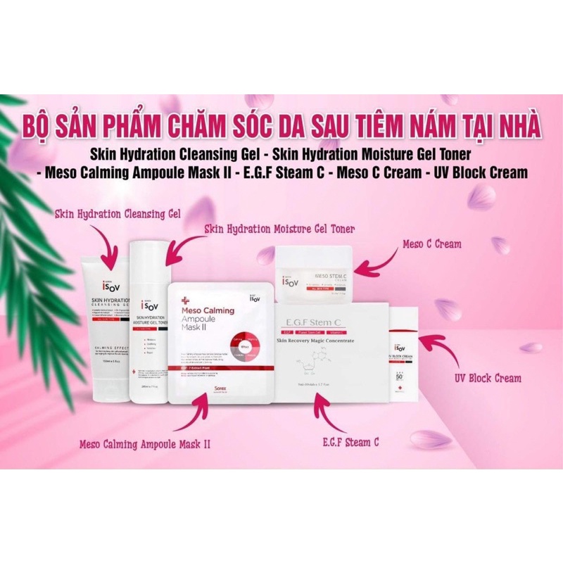 MESO  C CREAM ISOV ngăn ngừa lão hoá, nám, tàn nhang