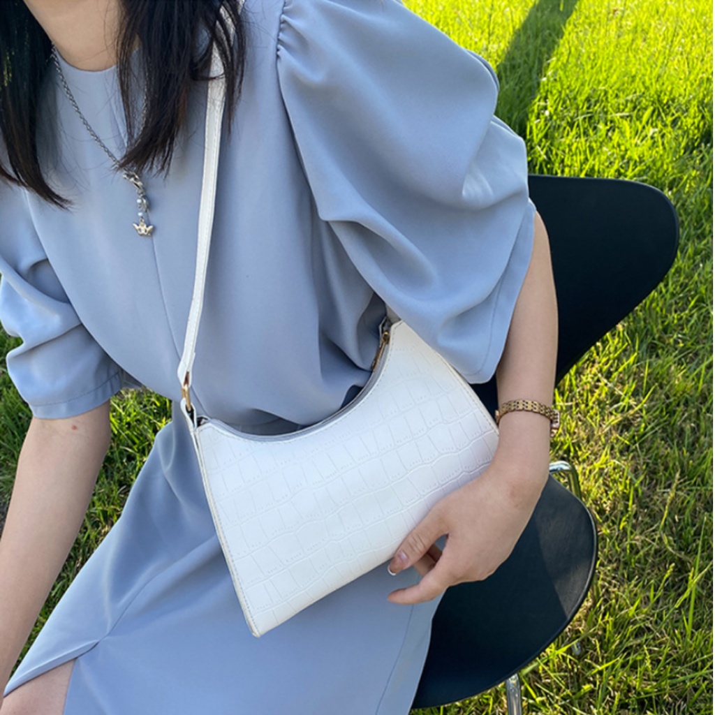 Túi kẹp nách nữ đẹp , Túi xách nữ đeo vai da pu cao cấp phong cách thời trang BROWN OUTFITS