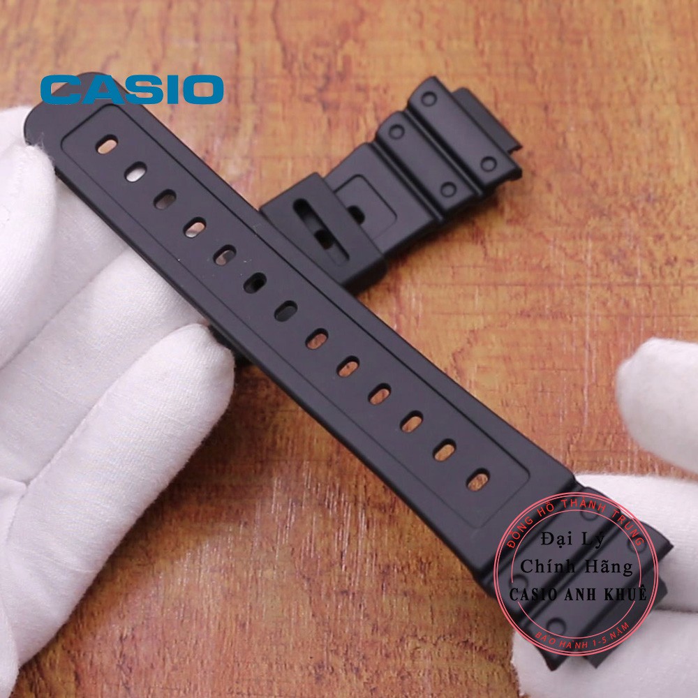 Dây cao su Casio chính hãng cho các mẫu G-5600E, GW-M5610, DW-5600E, DW-5000SL GW-M5600, G-5700B