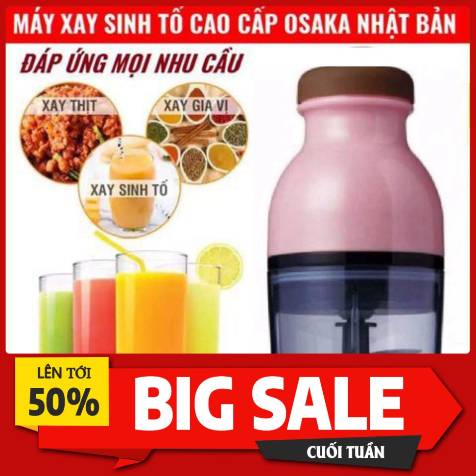 MÁY XAY SINH TỐ XAY ĐÁ OSAKA NẮP NÂU