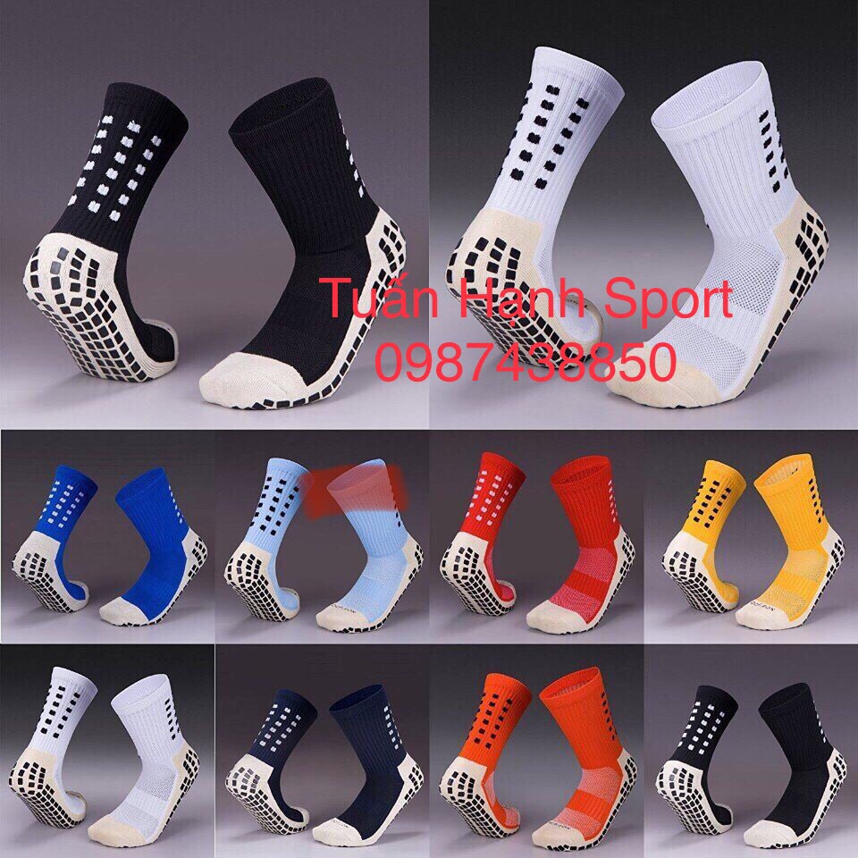 Tất đá bóng hàng đẹp ⭐️có 7 màu ⭐️ siêu co giãn chống trơn hàng có sẵn