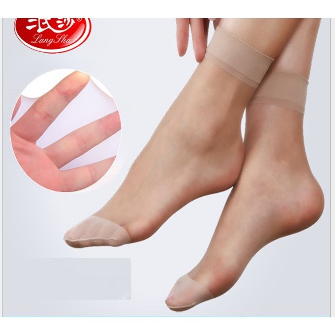 208208-combo 2 đôi tất da chân nữ Langsha giá 30k - 208208-1