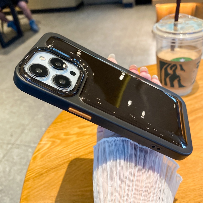 Ốp Điện Thoại Silicon Trong Suốt Màu Kẹo Cho iPhone 13 12 11 Pro Max XR X XS Max 12 13Pro