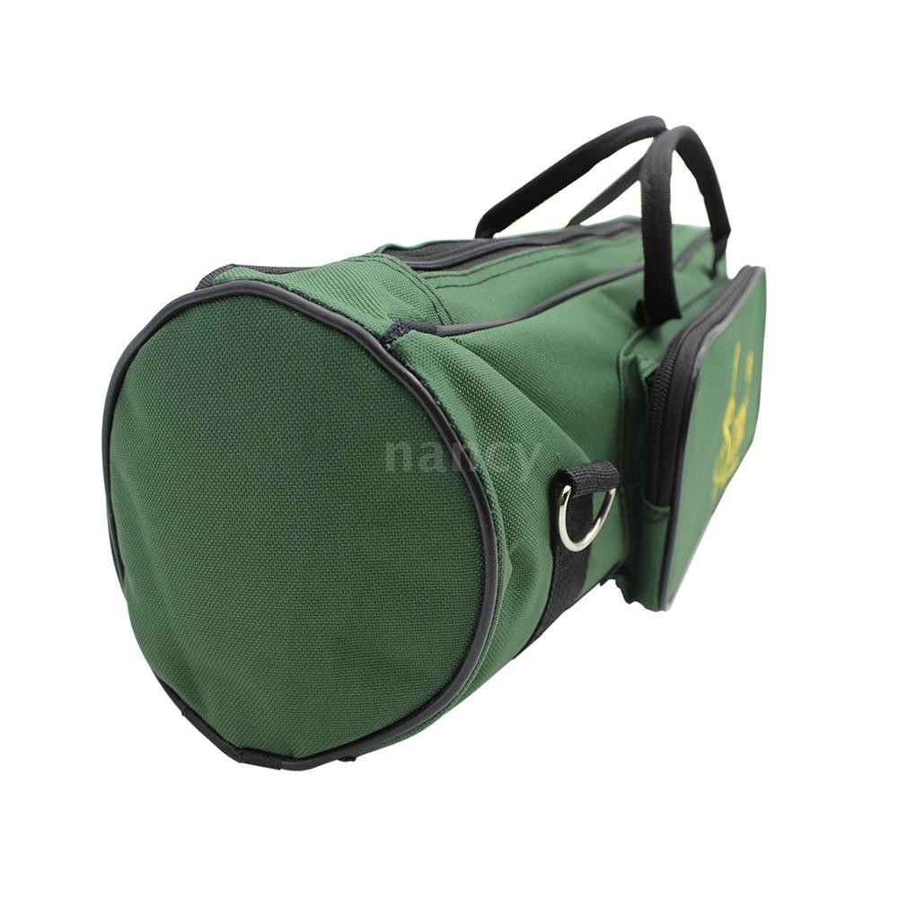 Túi đựng kèn Trumpet chống thấm nước 600D bằng vải oxford với dây đeo vai đơn có thể điều chỉnh phối đệm cotton 5mm