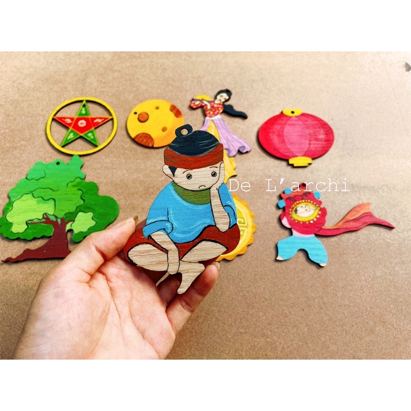 Sét tô màu cho bé chủ đề Trung thu