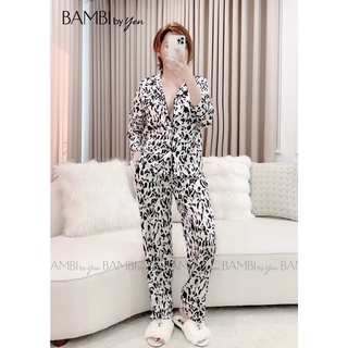 Bộ lụa dài tay Bambi lu.xu.ry M1007