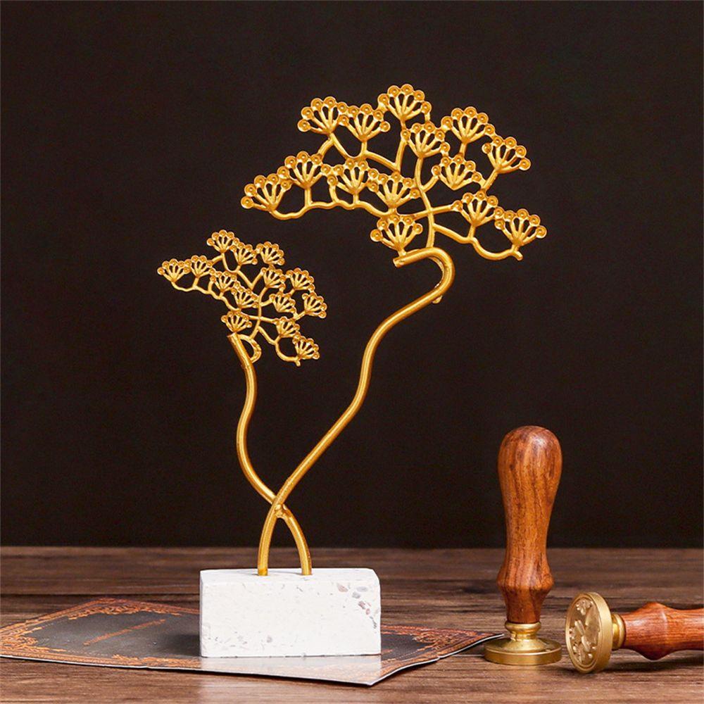 KUNHEV Đồ trang trí Cây Thông Trang Trí Nhà Cửa Phong Cách Trung Hoa|Tượng Nghệ Thuật Trang Trí