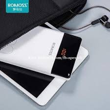 Romoss LT20-20.000mAh-2 Cổng USB Sạc Ra-3 Cổng Sạc Vào.Romoss-20.000mAh