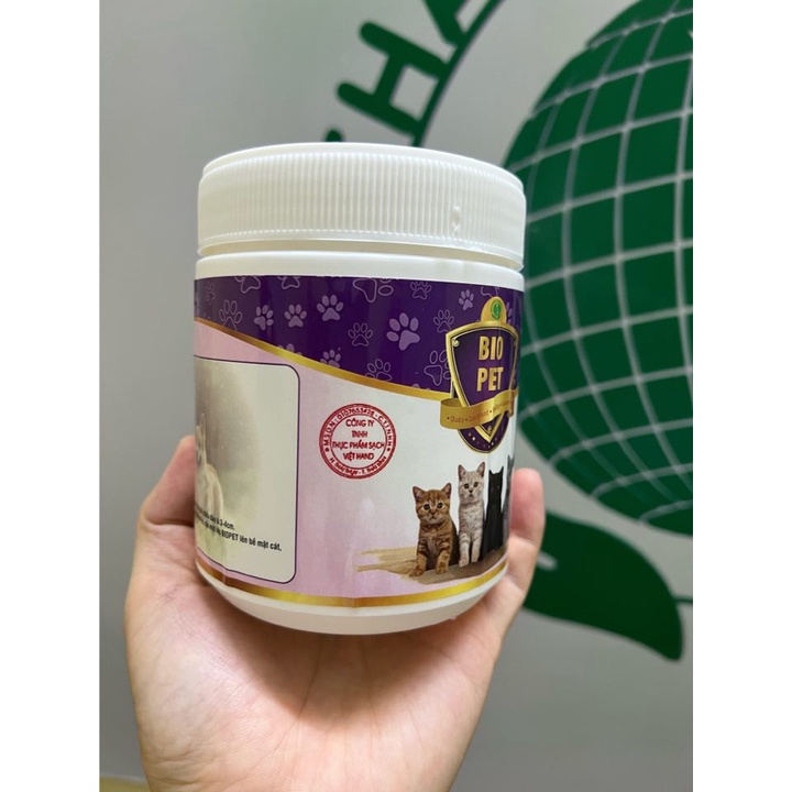 Vi sinh xử lý mùi hôi chó, mèo BIOPET(hũ 250gr)