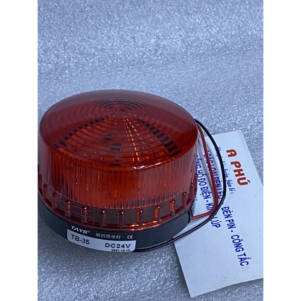 Đèn cảnh báo TB-35 màu đỏ điện áp 24v và 220v
