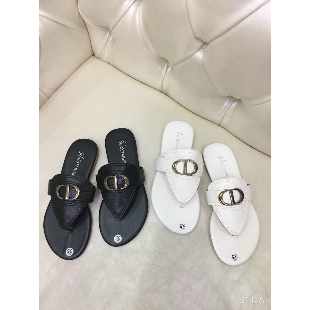 DÉP KẸP DA NỮ KHÓA CD DA MỀM ÊM CHÂN MÃ KEP001