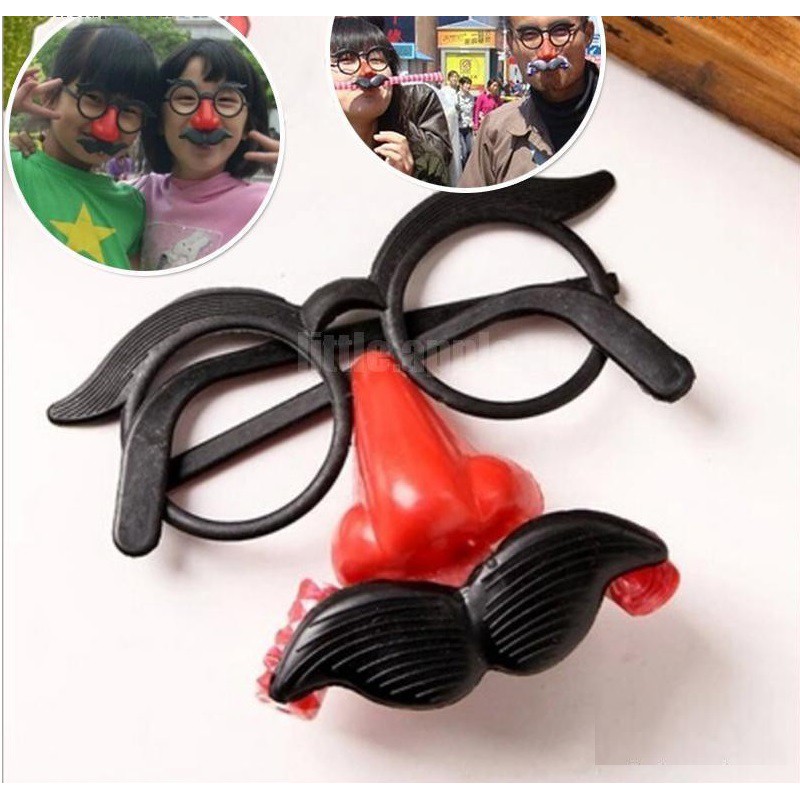 💥Bộ Mắt kính Râu Giả Mũi To Chú Hề Có Râu Vui Nhộn Cho Tiệc Hóa Trang💥CÓ SẴN💥CHỌN MẪU💥FOLLOW TẶNG 3K]💥 001572