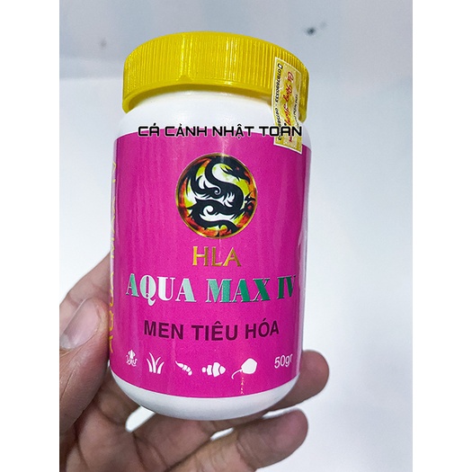 MEN TIÊU HÓA CHO CÁ CẢNH AQUA MAX 4 50G