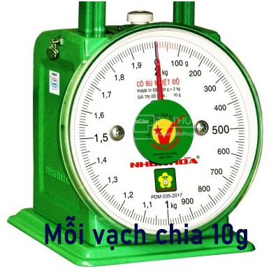 Cân đồng hồ Nhơn Hòa chính hãng 1kg - 2kg - 5kg độ chính xác cao nhỏ gọn tiện lợi dễ dàng mang theo khi di chuyển