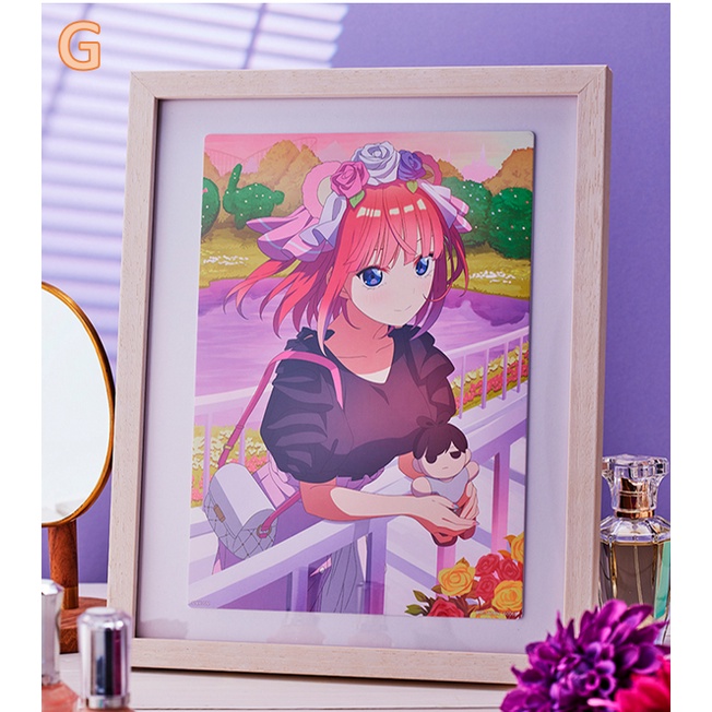 Tranh móc khóa và búp bê Gotoubun no Hanayome  Giải F đến L - ICHIBAN KUJI BANDAI