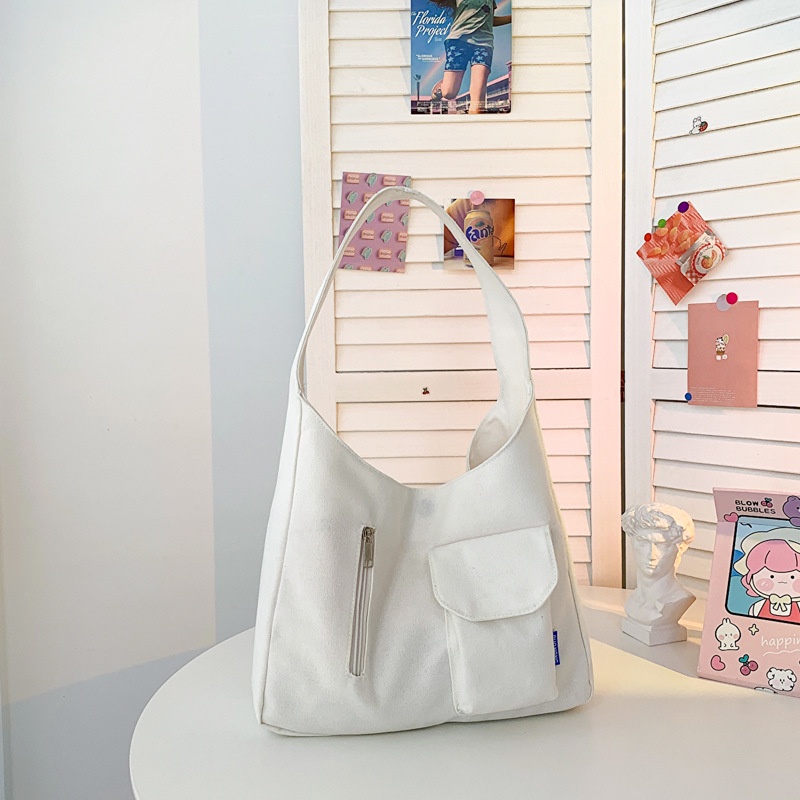 Túi Xách Canvas Sức Chứa Lớn Thiết Kế Mới Thời Trang Dành Cho Nữ