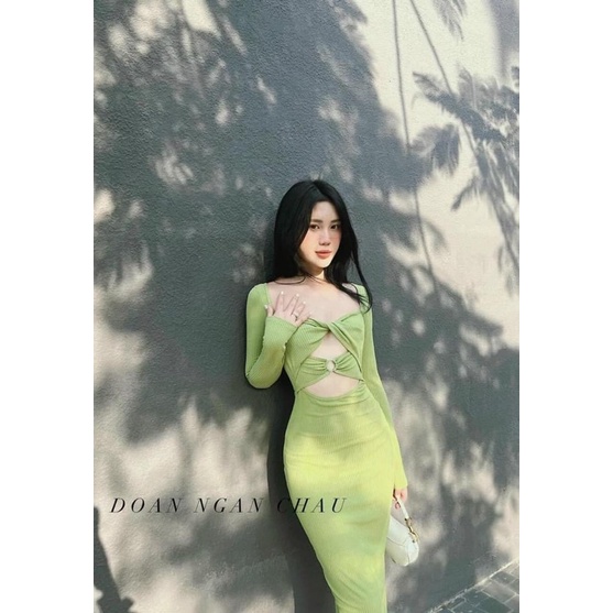 ĐẦM TD KHOÉT NGỰC KHOEN TRÒN 2M