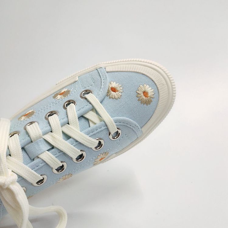 Giày Vải Zara Thêu Hoạ Tiết Hoa Cúc Xinh Xắn Cho Phụ Nữ Size 35 - 40 | BigBuy360 - bigbuy360.vn