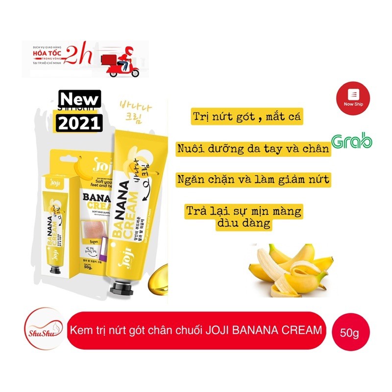 [ HCM SỈ ] Kem giảm nứt gót chân JOJI BANANA CREAM ThaiLand chính hãng