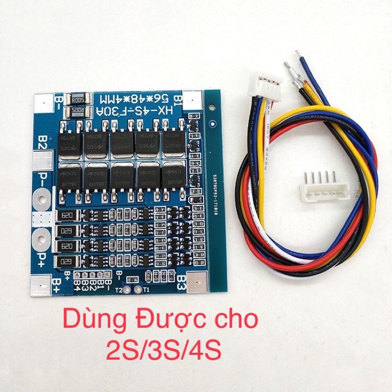 Mạch bảo vệ pin lithium 3.2v HX-4s-F30A