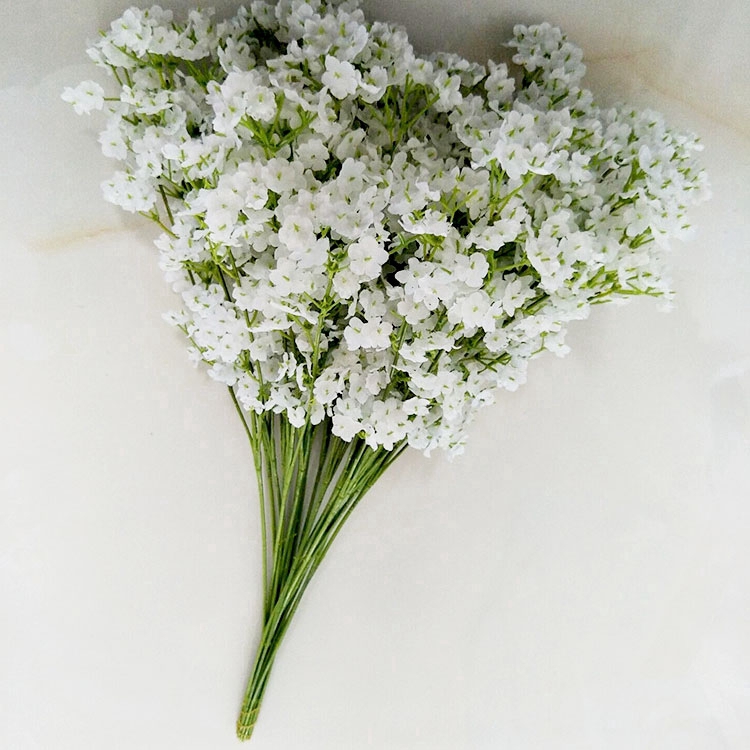 1 Bó Hoa Gypsophila Nhân Tạo Màu Trắng Trang Trí Nhà Cửa