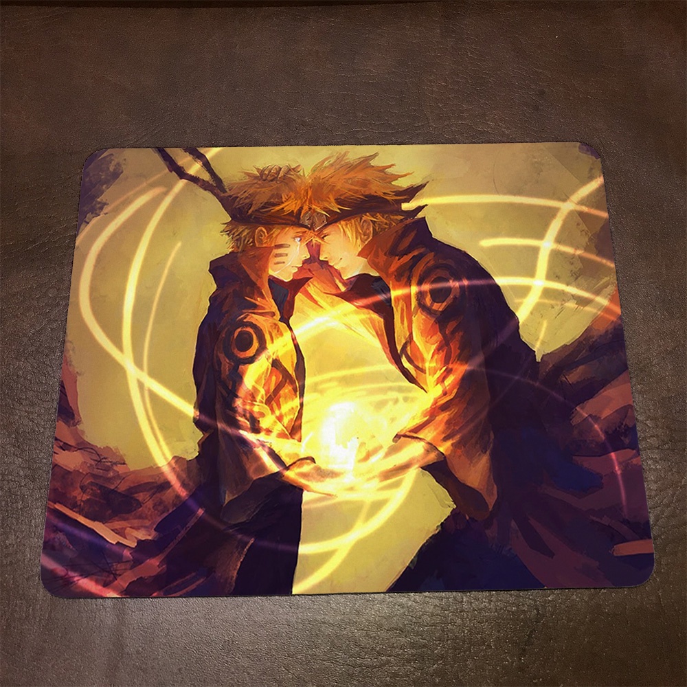 Lót chuột máy tính Anime Naruto Wallpapers 2 Mousepad cao su êm ái. Nhận in theo yêu cầu