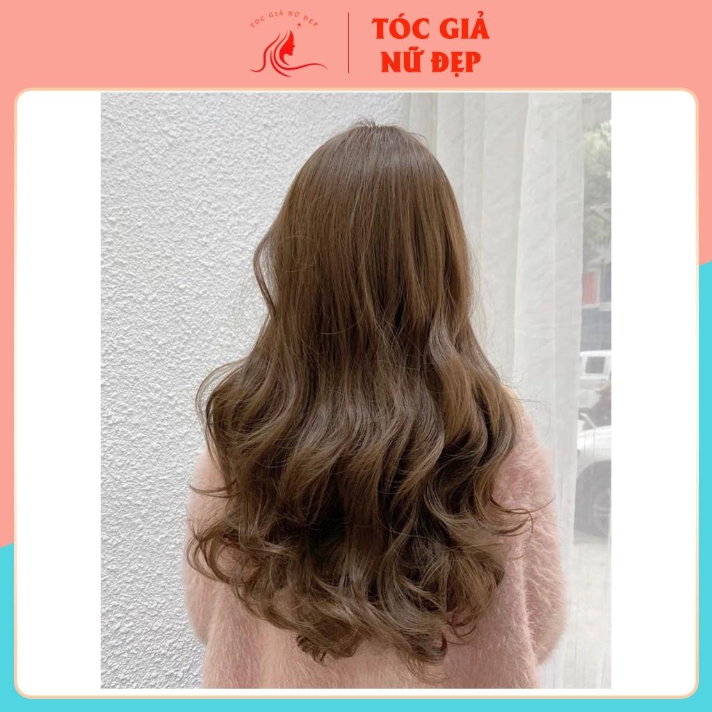 Tóc giả nguyên đầu xoăn lơi mái bay😀FREESHIP😀2201