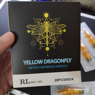Hộp Kim xăm Pen 7RL chạy khung Yellow dragonfly