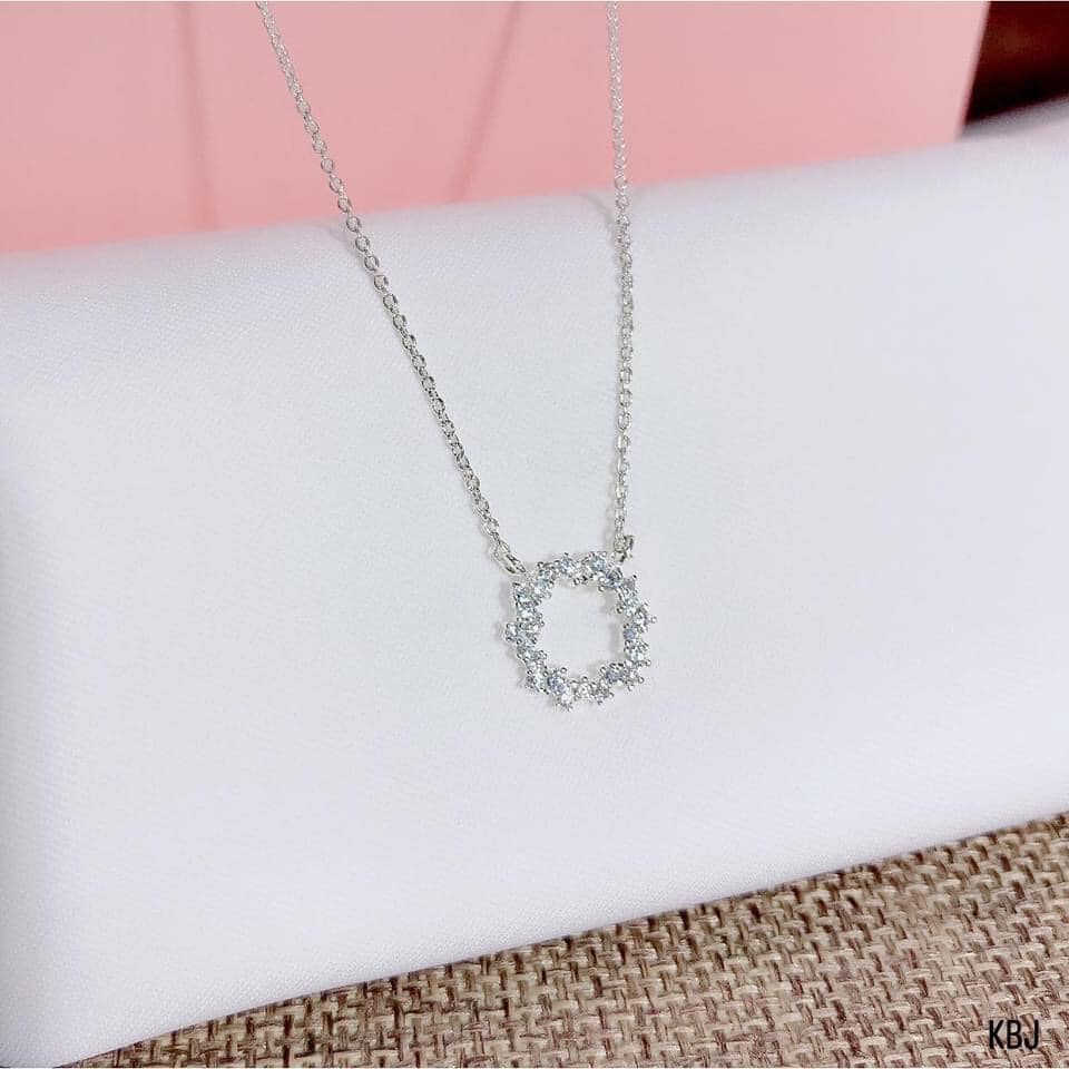 Dây chuyền huyền thoại biển xanh cực xinh - Dây bạc ta