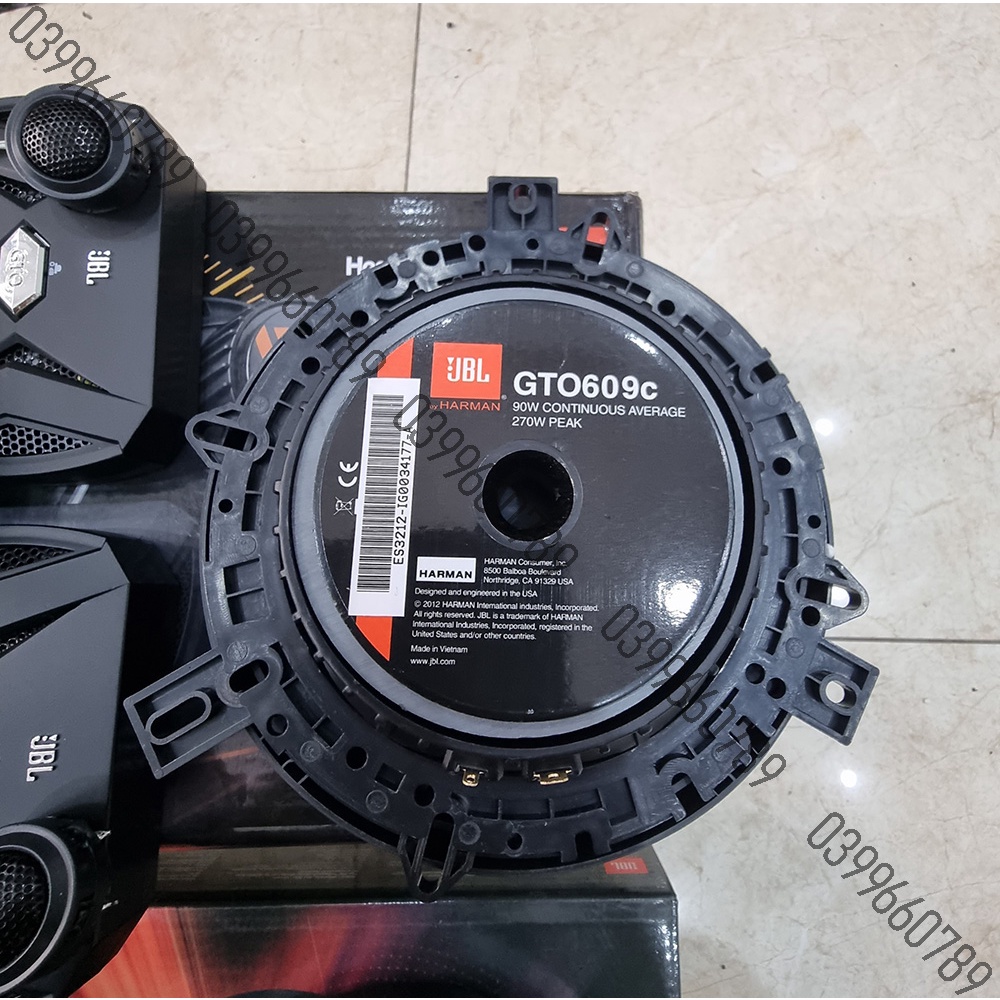 Combo hai cặp loa cánh JBL609c và Club 6025 tặng kèm cặp dưỡng loa theo xe
