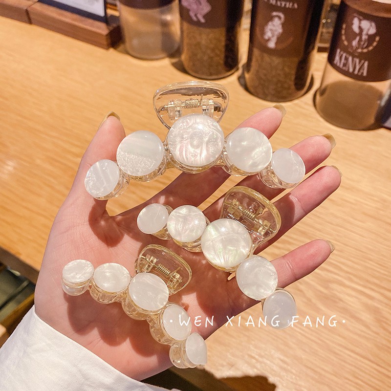 PVN30750 Set 3 kẹp tóc nữ đính đá kiểu dáng độc đáo Hàn Quốc T2 .