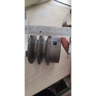 Puly sắt 6 phân cốt 24mm 2 rãnh