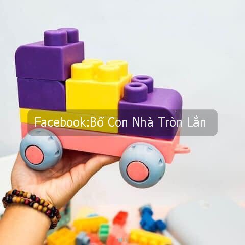 BỘ XẾP HÌNH DẺO - LEGO SILICON LOẠI TO - Lego silicon siêu dẻo